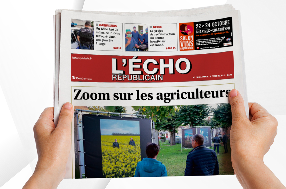 L’exposition en Une de l’Echo Républicain